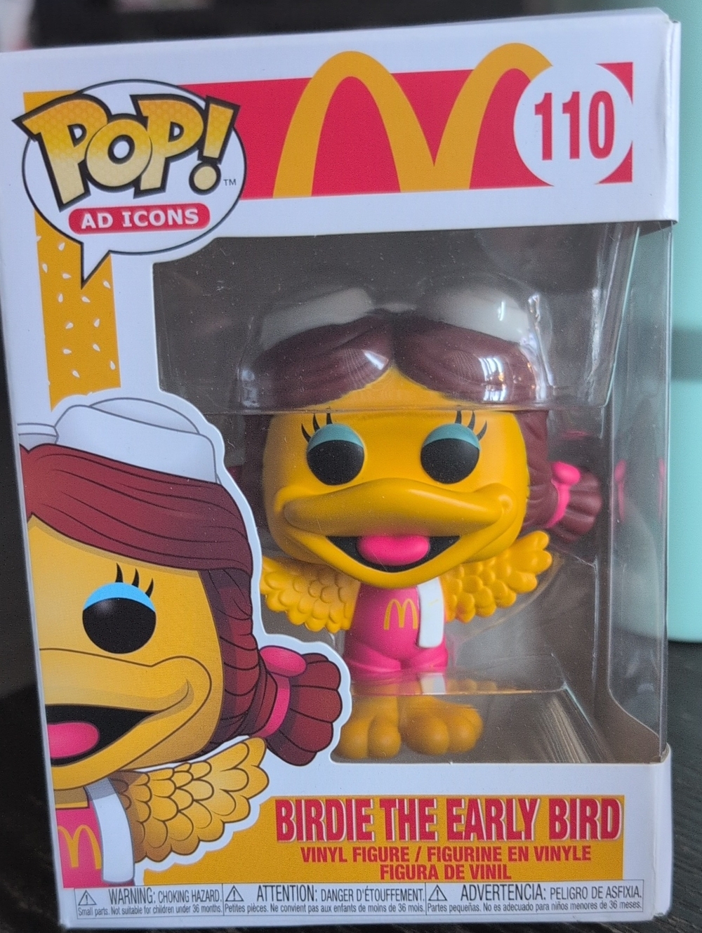 Funko POP! Ad Icons Birdie the Early Bird - Yellow and Pink